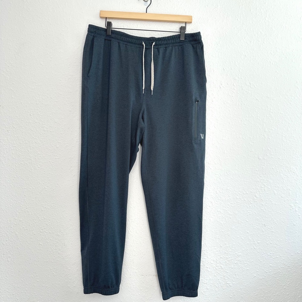 Vuori Sunday Performance Sweatpant Men XL Blue Heather Athleisure